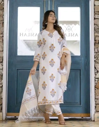 Neha Collection Beautiful 3-piece salwar kameez with dupatta - L