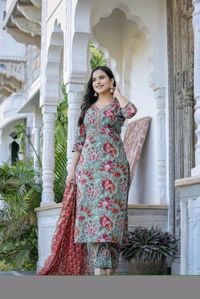 Neha Collection Beautiful 3-piece salwar kameez with dupatta - S