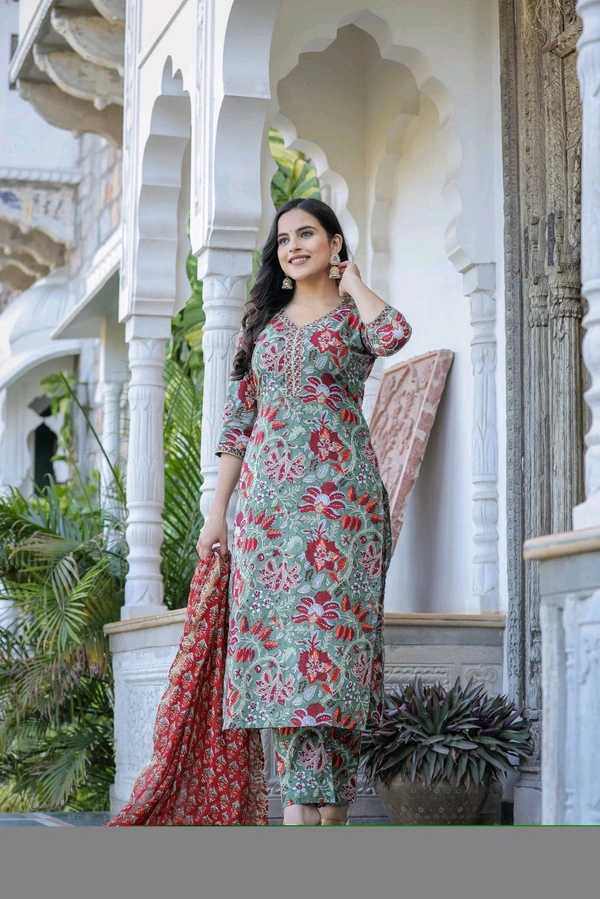 Neha Collection Beautiful 3-piece salwar kameez with dupatta - S