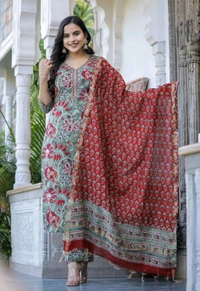 Neha Collection Beautiful 3-piece salwar kameez with dupatta - M