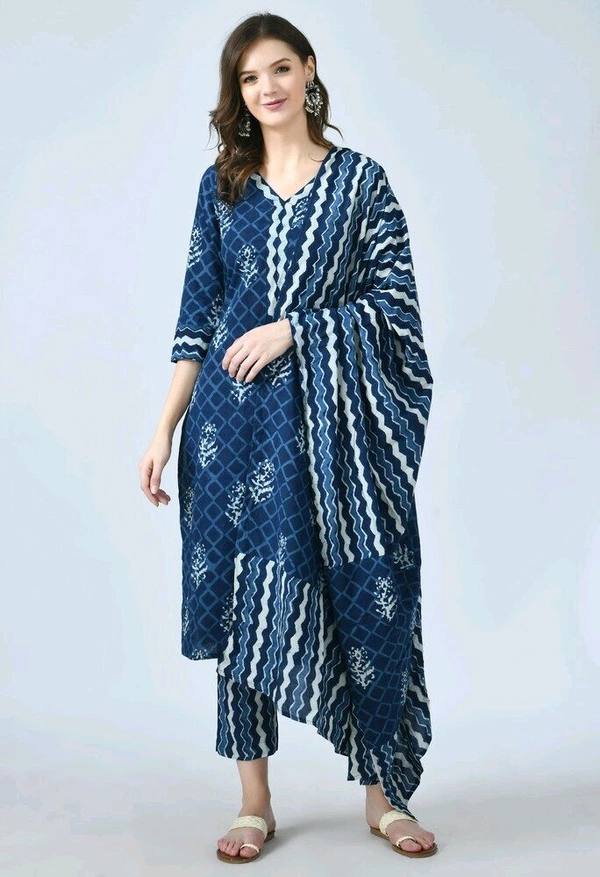Neha Collection Beautiful 3-piece salwar kameez with dupatta - L