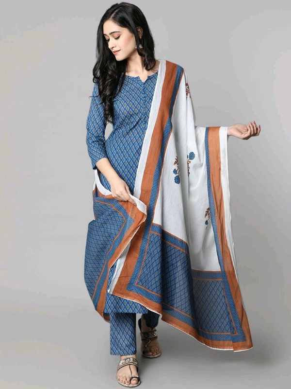 Neha Collection Beautiful 3-piece salwar kameez with dupatta - S