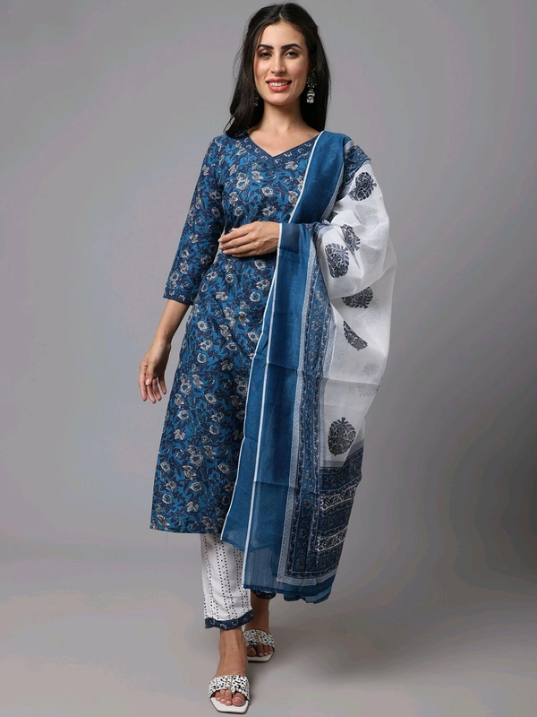 Neha Collection Beautiful 3-piece salwar kameez with dupatta - XL