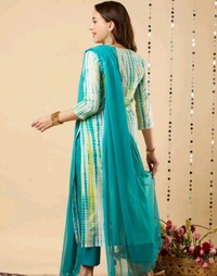 Neha Collection Festive Salwar Kameez Set with Matching Dupatta - XXL, Firoj