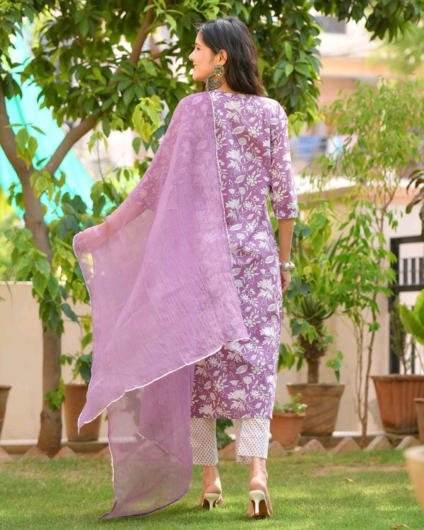 Neha Collection Beautiful 3-Piece Salwar Kameez With Dupatta - XL