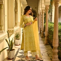 Neha Collection Beautiful 3-Piece Salwar Kameez With Dupatta - XL