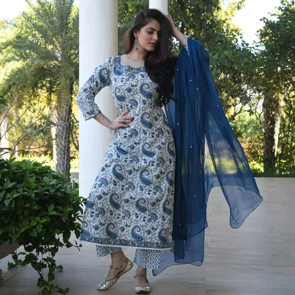 Neha Collection Beautiful 3-Piece Salwar Kameez With Dupatta 5 - XXL