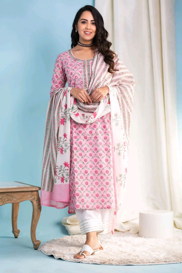 Neha Collection Beautiful 3-Piece Salwar Kameez With Dupatta - L