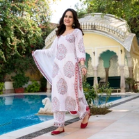 Neha Collection Beautiful 3-Piece Salwar Kameez With Dupatta 7 - XL