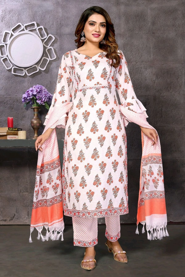 Neha Collection Salwar Kameez with Elegant Dupatta Set - Pink, XXL
