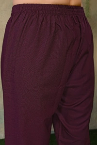 Neha Collection Ethnic Salwar Kameez with Dupatta - Premium Quality Fabric - Purple, M