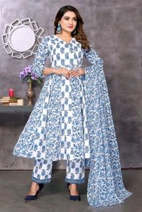 Neha Collection Classic Salwar Kameez with Dupatta - Stylish & Comfortable - Humming Bird, XL