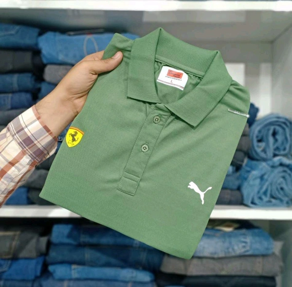 Puma Mens Half Sleeve Polo T-Shirts - L