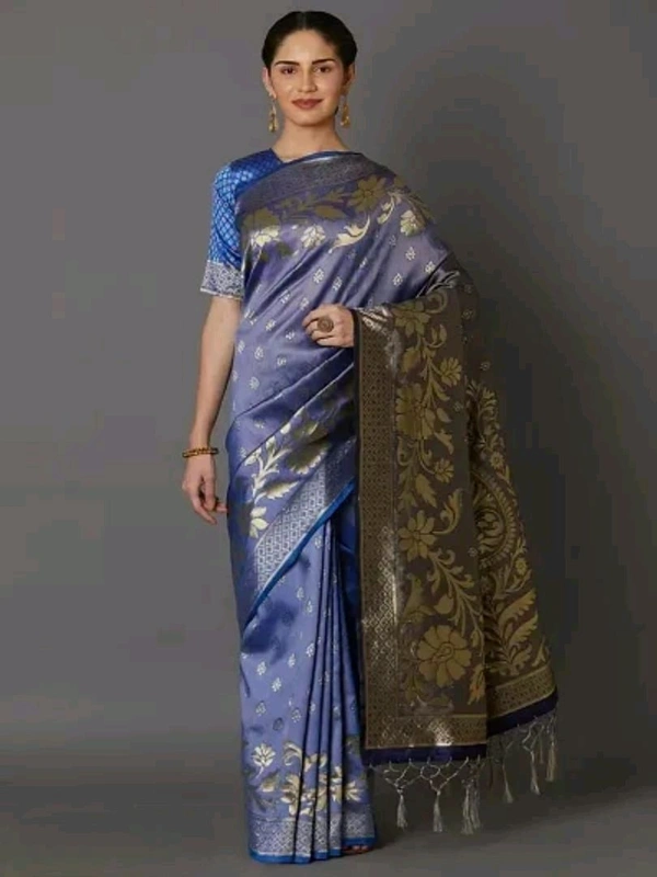 Banarasi Silk  Banarasi Cotton Silk Saree with Blouse piece