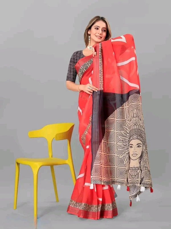 Daily Wear pure Cotton Saree For Women