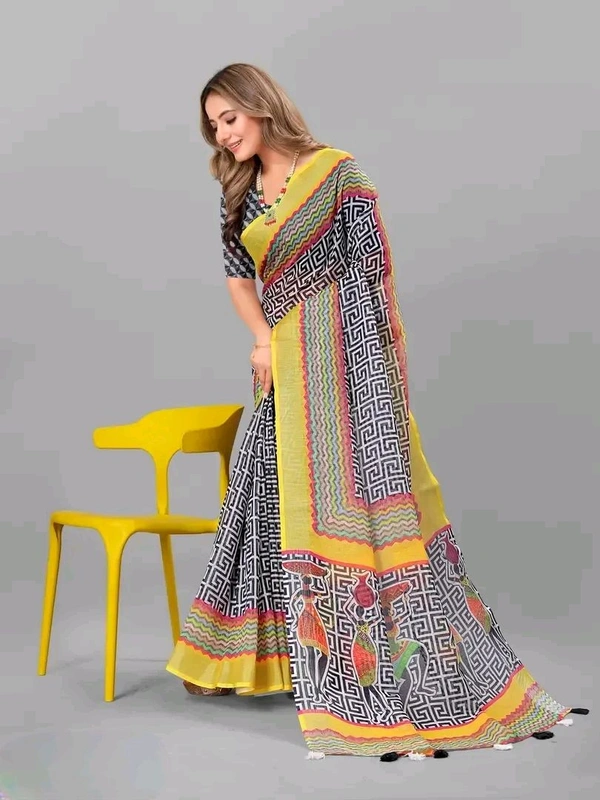 Daily Wear pure Cotton Saree For Women