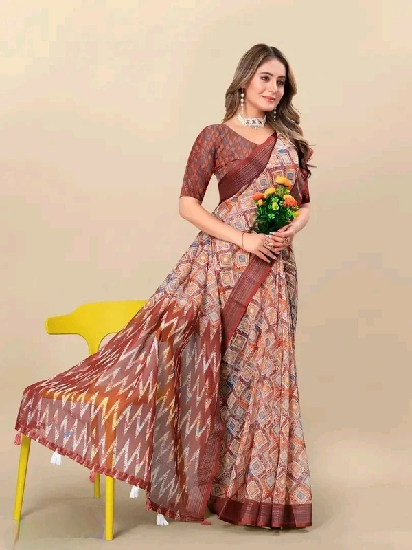 Neha Collection Daily Wear pure Cotton Saree For Women