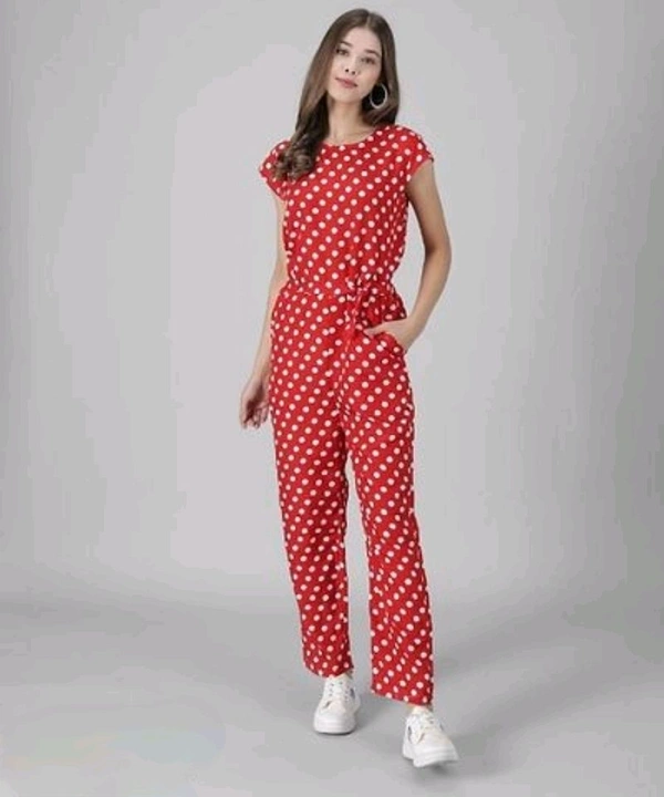 Neha Collection Stylish Crepe One-piece Jumpsuits for Women - XL