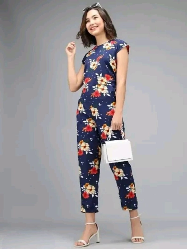 Neha Collection Stylish Crepe One-piece Jumpsuits for Women - XL