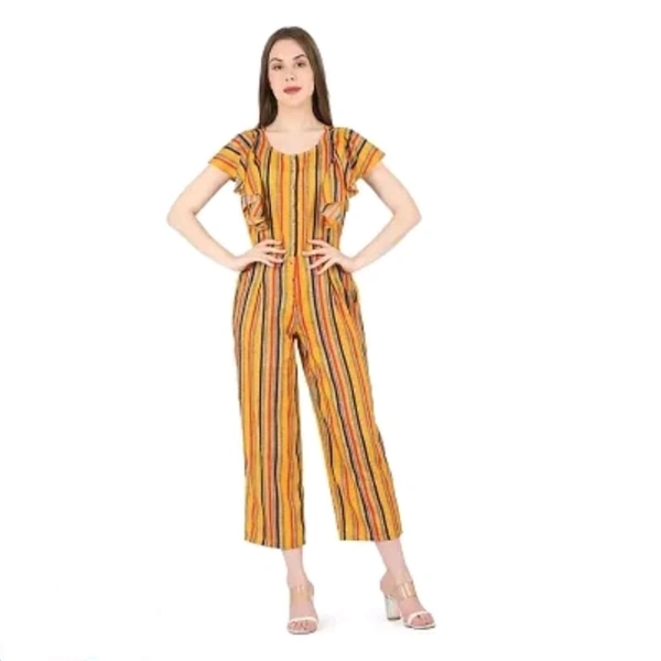 Neha Collection Classic Solid Color Polyester one piece Jumpsuit - XL
