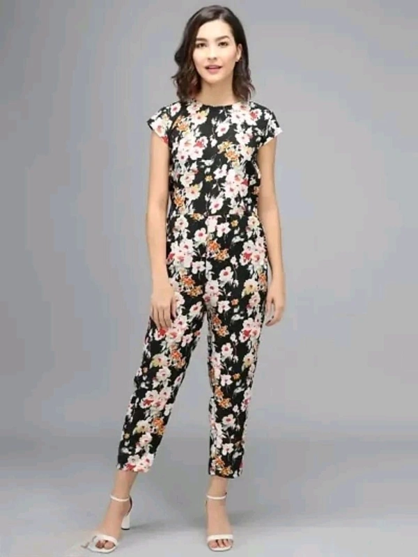 Neha Collection Stylish Crepe One-piece Jumpsuits for Women - XL