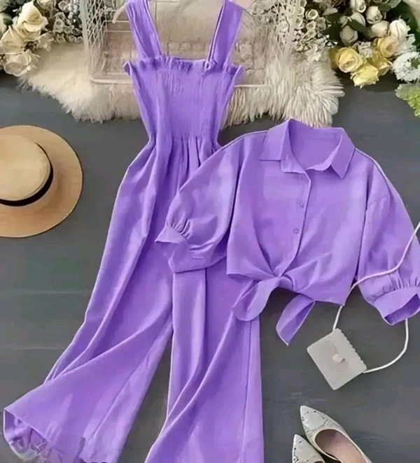 Neha Collection Stylish Designe Women Top And Bottom Sets- Co-ord Set For Women - L