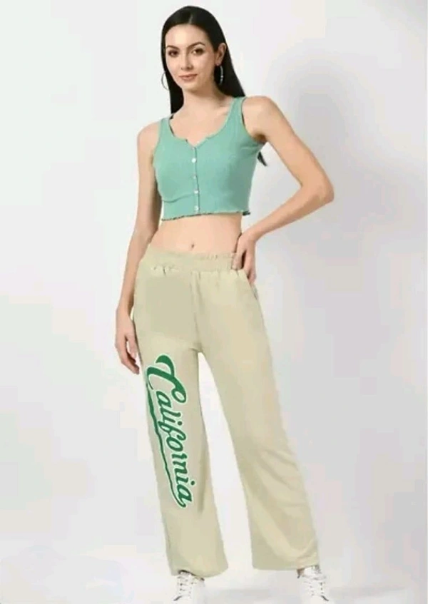 Neha Collection Elegant Off White Cotton Solid Trousers For Women - 30