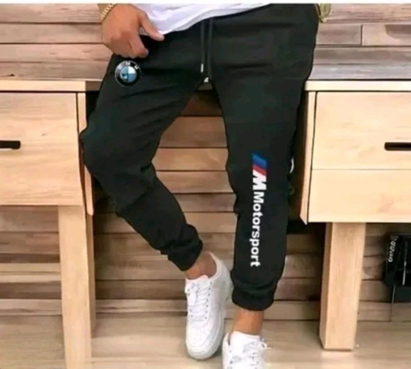 Neha Collection Men's Casual Trackpants - Everyday Comfort - Black, 32