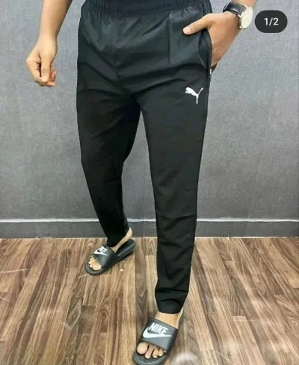 Men's Puma Grey  Joggers - Sporty & Stylish - 32