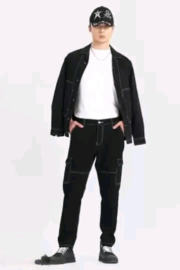 Neha Collection Men's Comfort-Fit Denim Jeans - 28, Black
