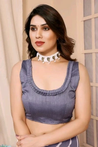 Neha Collection Georgette Printed Sarees For Women With Lace Border & Solid Unstitched Blouse Piece 