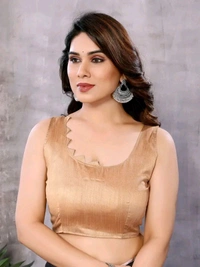 Neha Collection Black Ready To Wear Georgette Saree 