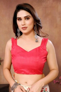 Neha Collection Ready To Wear Floral Print Georgette Saree With Blouse 