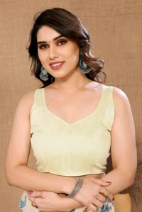 Neha Collection Ready To Wear Floral Print Georgette Saree With Blouse 