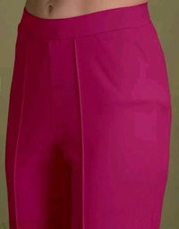 Neha Collection Pink Women Top and Bottom Co-Ords Set with Long Sleeves - M