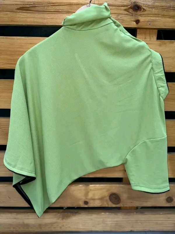 N C Half Sleeve Cotton T-shirt for Men - L, Turquoise