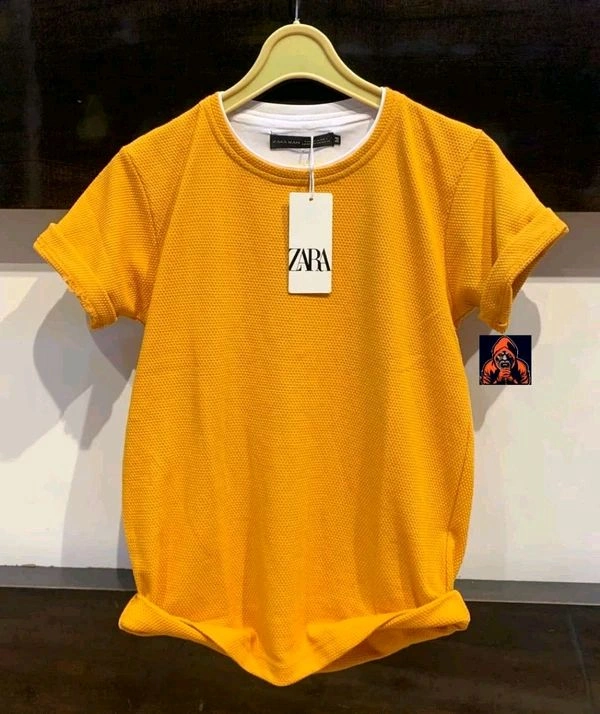 Zara Men's Popcorn T-Shirts - XXL, Web Orange