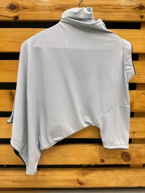 N C Half Sleeve Cotton T-shirt for Men - L, Gray