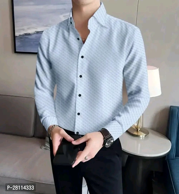 TorontoCN Men Regular Fit Popcorn Casual Shirt - XL