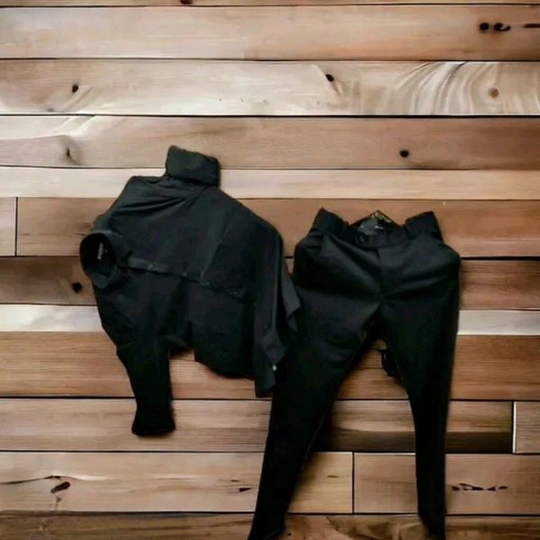 N C Cotton Shirt And Lycra Pant For Man set - L/32