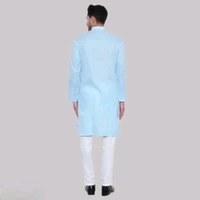 N C Mens Casual Cotton Kurta Pyjama Set - M