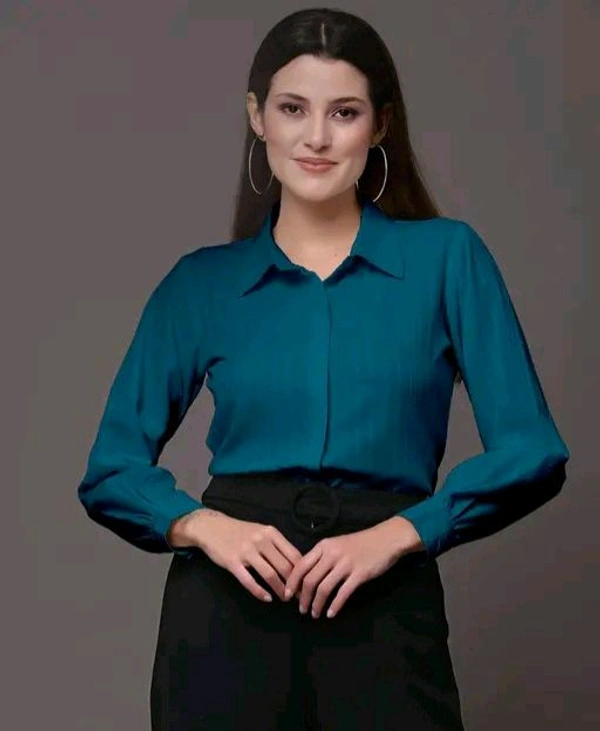 Women's Silk Blend Casual  Shirt