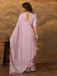 Neha Collection Ready To Wear Lavender Draped Saree with blouse