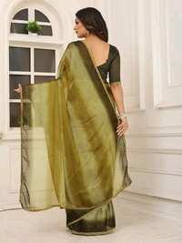 Neha Collection ready to wear double shaded Butter Silk saree With Blouse 