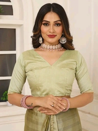 Neha Collection ready to wear double shaded Butter Silk saree With Blouse 