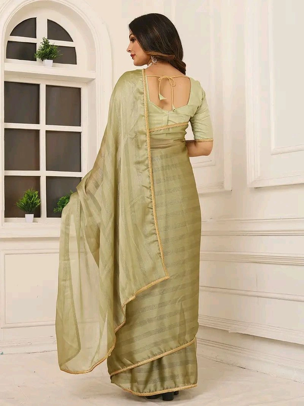 Neha Collection ready to wear double shaded Butter Silk saree With Blouse 