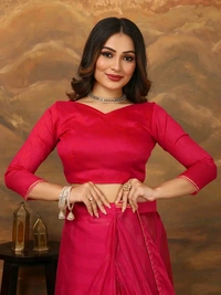 Neha Collection ready to wear Butter Silk saree With Blouse 