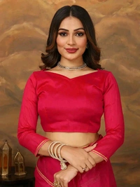 Neha Collection ready to wear Butter Silk saree With Blouse 