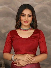 Neha Collection ready to wear Butter Silk saree With Blouse 