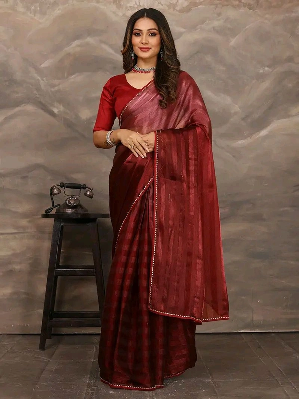 Neha Collection ready to wear Butter Silk saree With Blouse 
